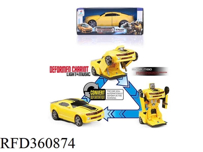 ROBOT UNIVERSAL DEFORMATION CAR/YELLOW