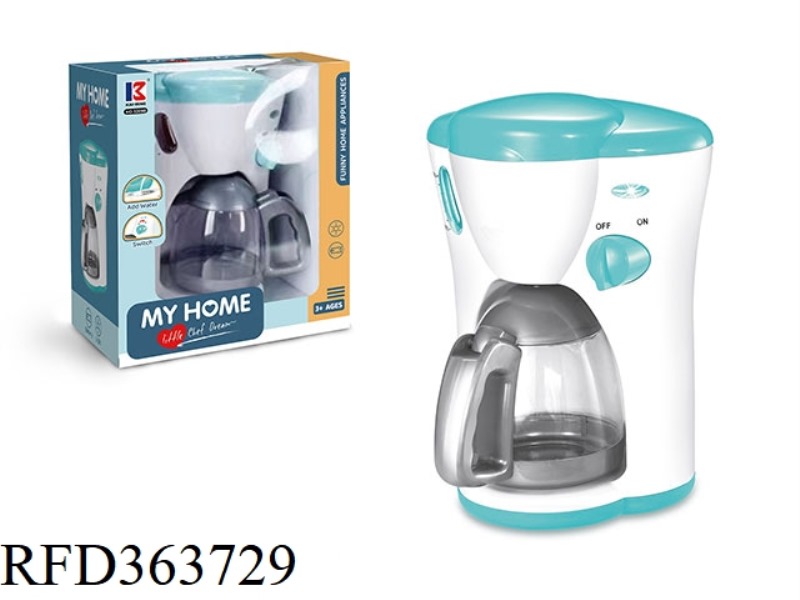 BLUE ELECTRIC COFFEE MACHINE