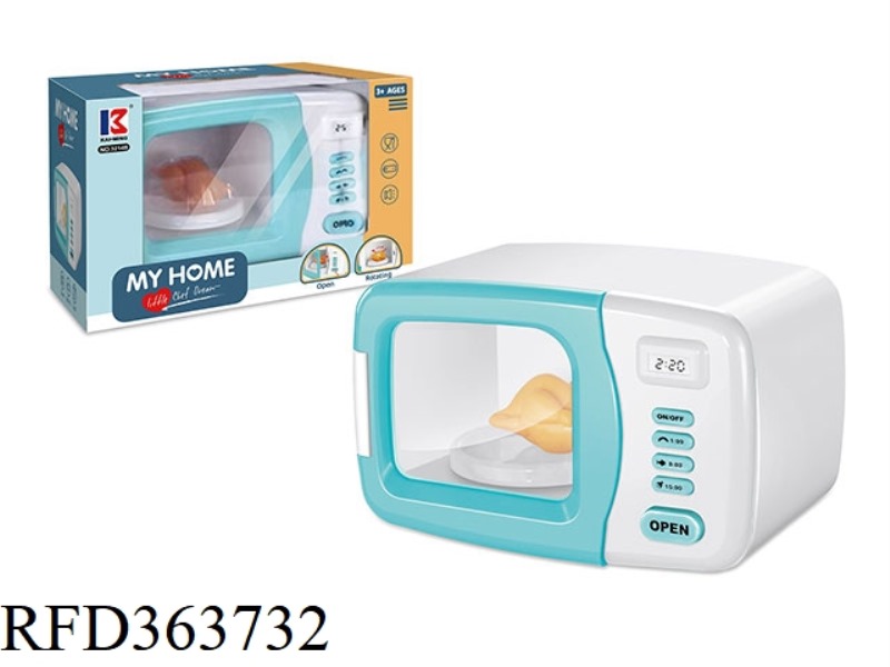 BLUE ELECTRIC MICROWAVE