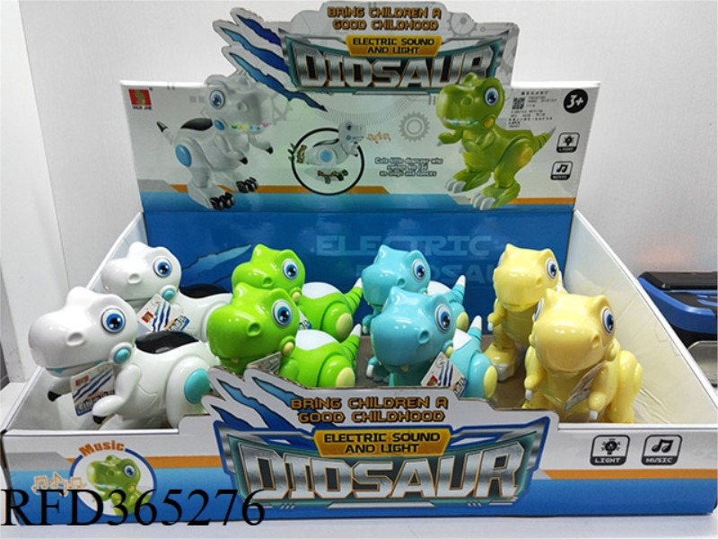 ROBOT DINOSAUR (MOVING LIGHT AND MUSIC) 8PCS