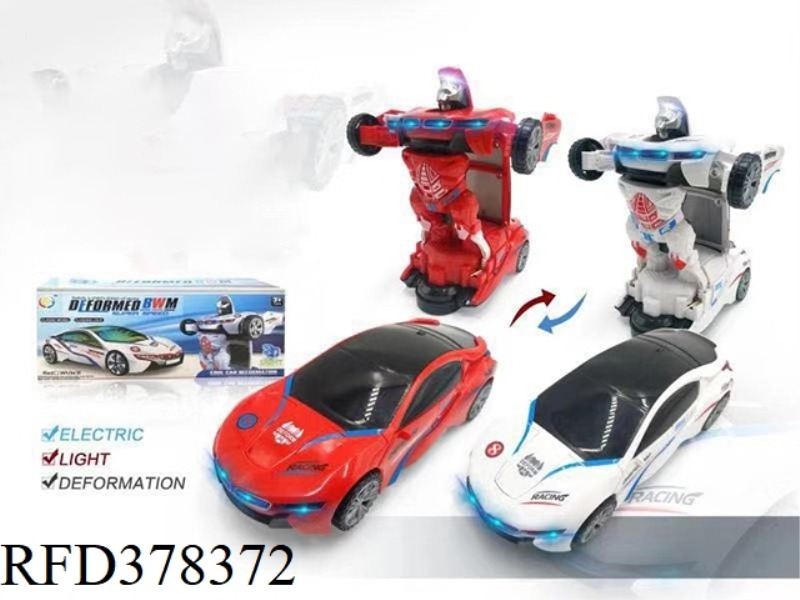 B/O 3D UNIVERSAL TRANSFORMATION CAR WITH LIGHT