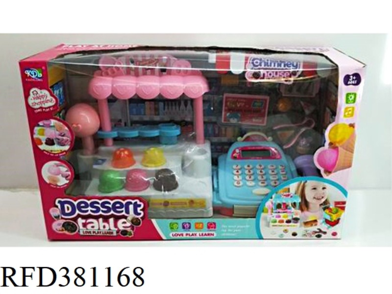 CASH REGISTER ICE CREAM TABLE