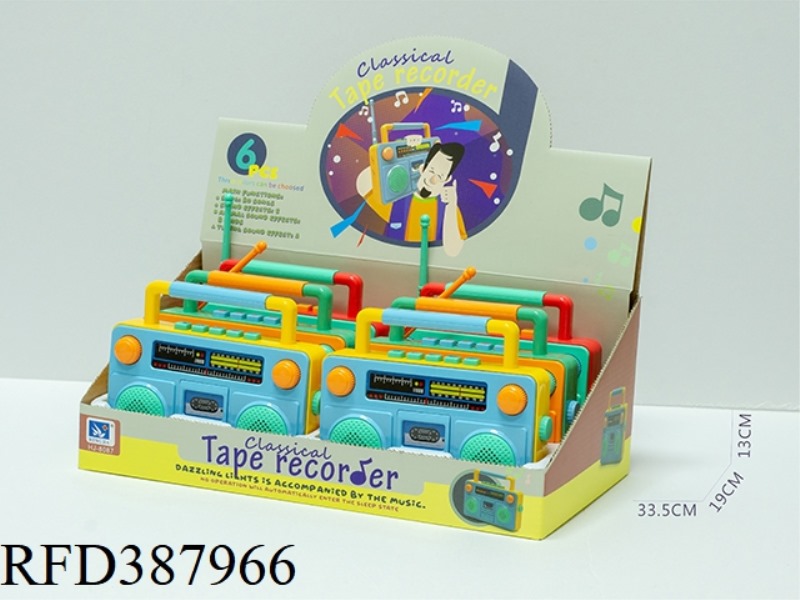 RETRO RECORDER 6PCS