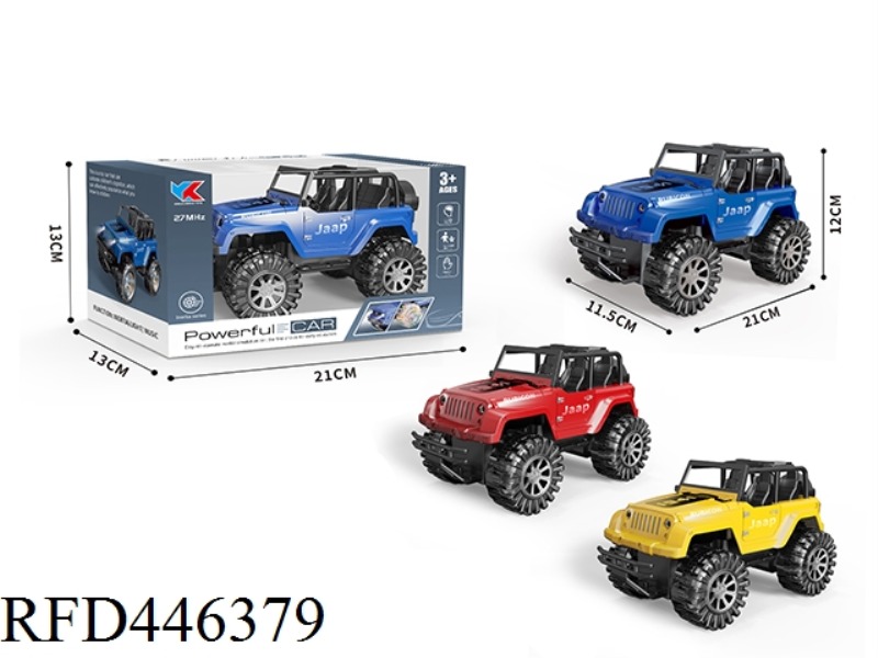 1: 18 INERTIA JEEP SIMULATION VEHICLE