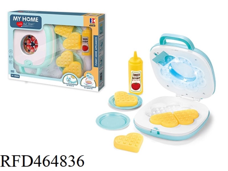 WAFFLE MAKER + ACCESSORIES (2*AA NOT INCLUDED)