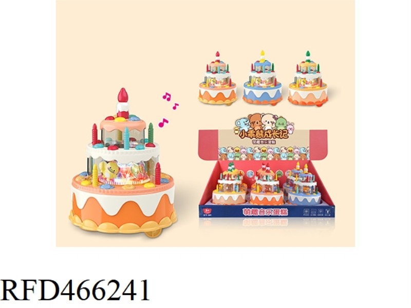 CUTE MUSIC CAKE (6PCS/SHOWCASE)