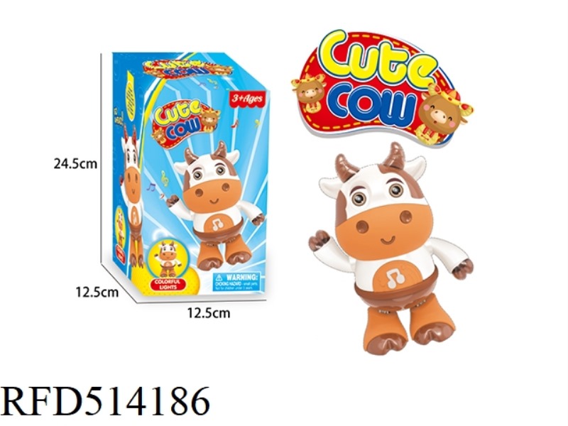 ELECTRIC LIGHTS MUSIC DANCING COW
