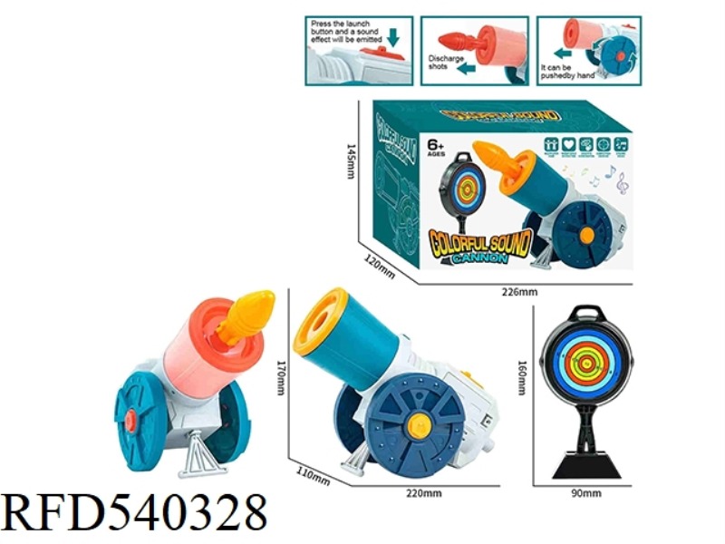 ELECTRIC MUSIC MORTARS WITH THREE ROCKETS (FIRED WITHOUT LIGHTS) TARGETS