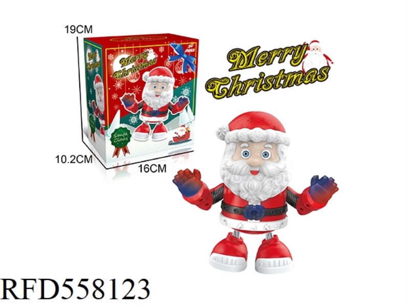 ELECTRIC ROCKING SANTA (WITH LIGHTS AND MUSIC)