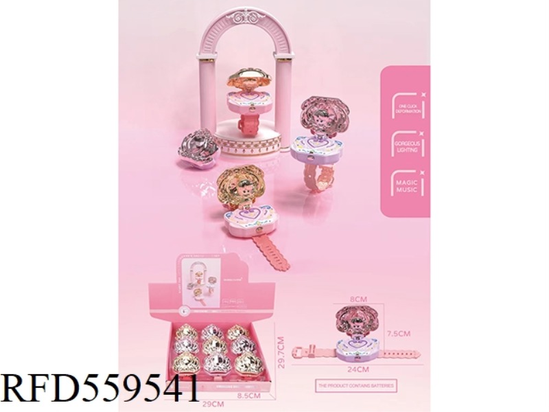 PRINCESS DREAM WATCH (2 COLOR MIXED) DISPLAY BOX (9PCS)