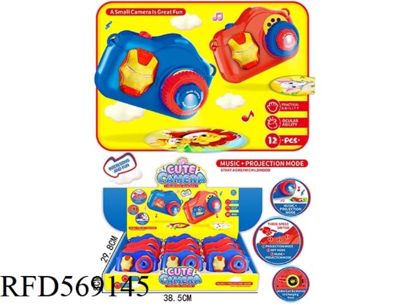 IRON MAN HEADBAND PROJECTOR MUSIC CAMERA