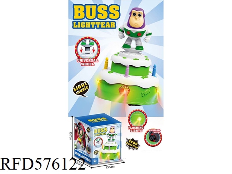 ELECTRIC ROTATING CAKE BUZZ LIGHTYEAR