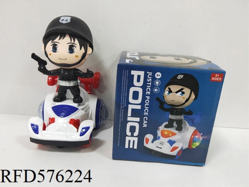 POLICE ELECTRIC UNIVERSAL KART TWO-COLOR MIXED