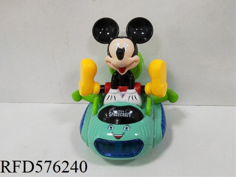 ELECTRIC UNIVERSAL LIGHT MUSIC MICKEY SPACE BOAT