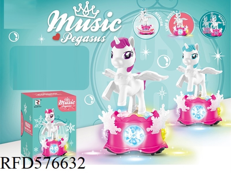 ELECTRIC UNIVERSAL LIGHTING SNOWFLAKE MUSIC UNICORN