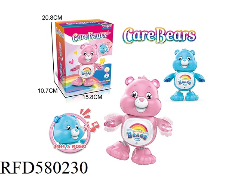 ELECTRIC RAINBOW BEAR (WITH LIGHTS AND MUSIC)