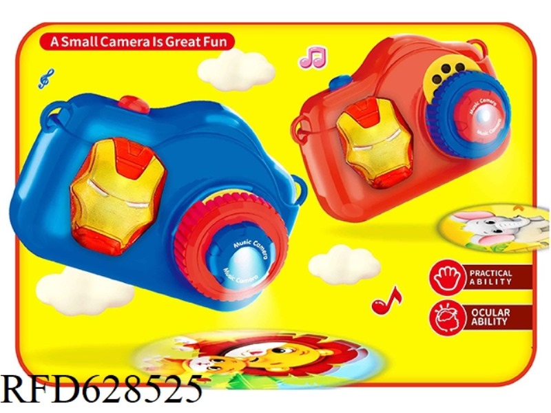 3D IRON MAN HEADBAND PROJECTION MUSIC CAMERA