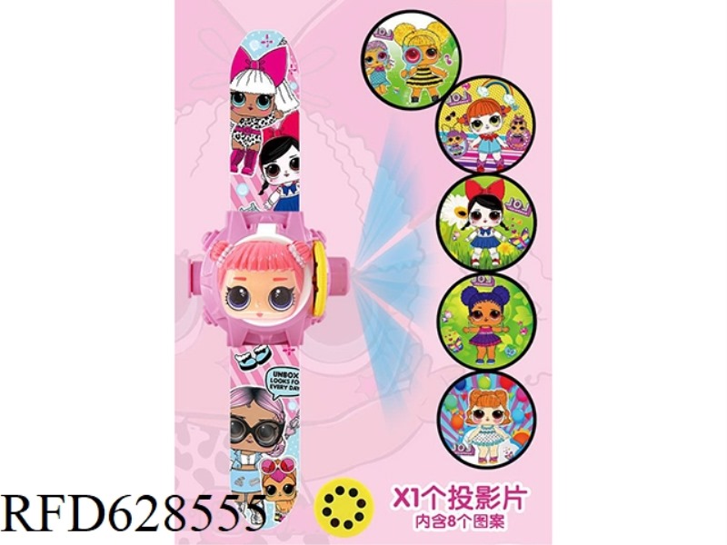 SURPRISE DOLL 3D HEAD FLIP PROJECTION WATCH