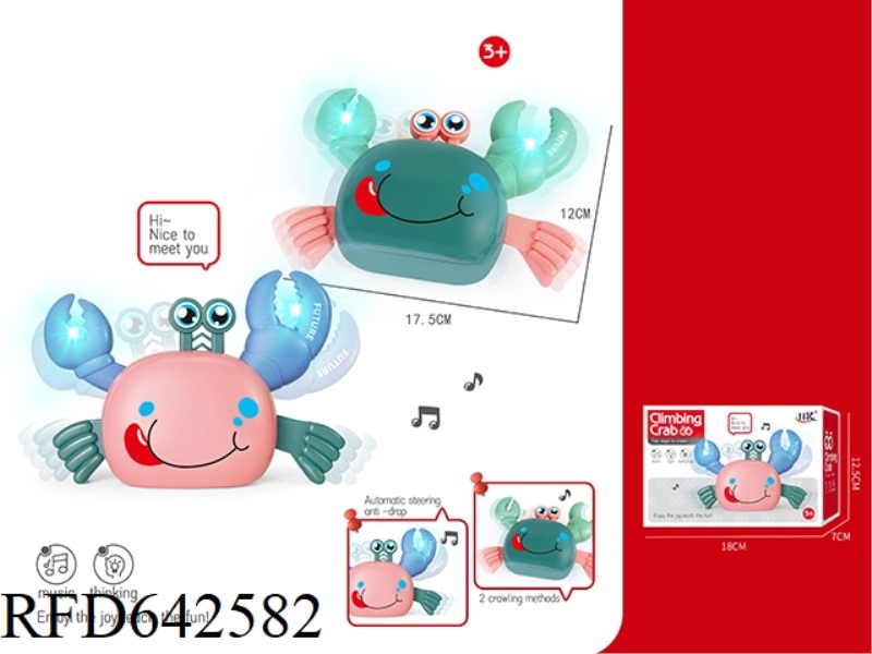 THE ELECTRIC CRAB LELE COMES WITH LIGHTS AND MUSIC