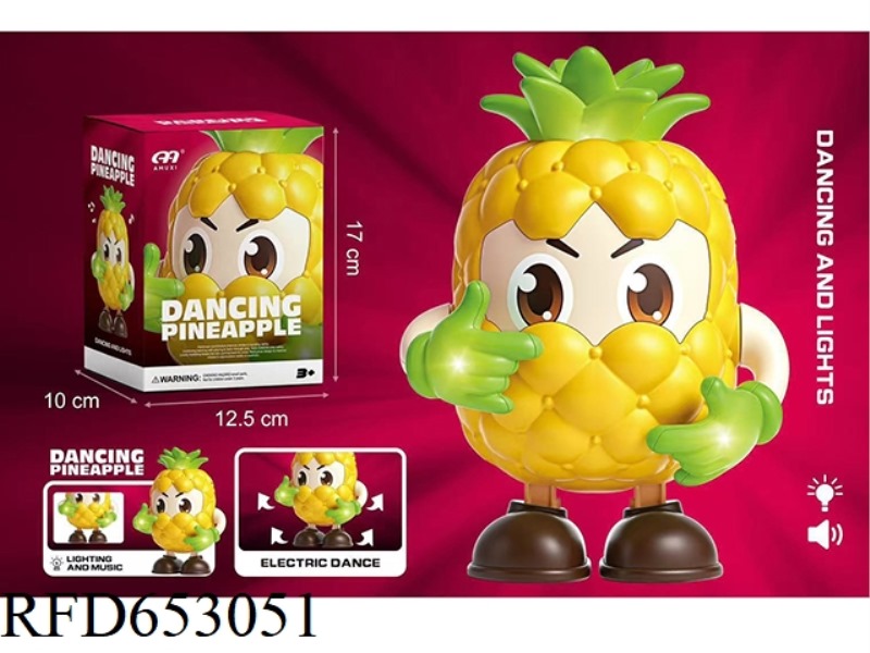 LIGHTING, MUSIC, WALKING, DANCING, PINEAPPLE