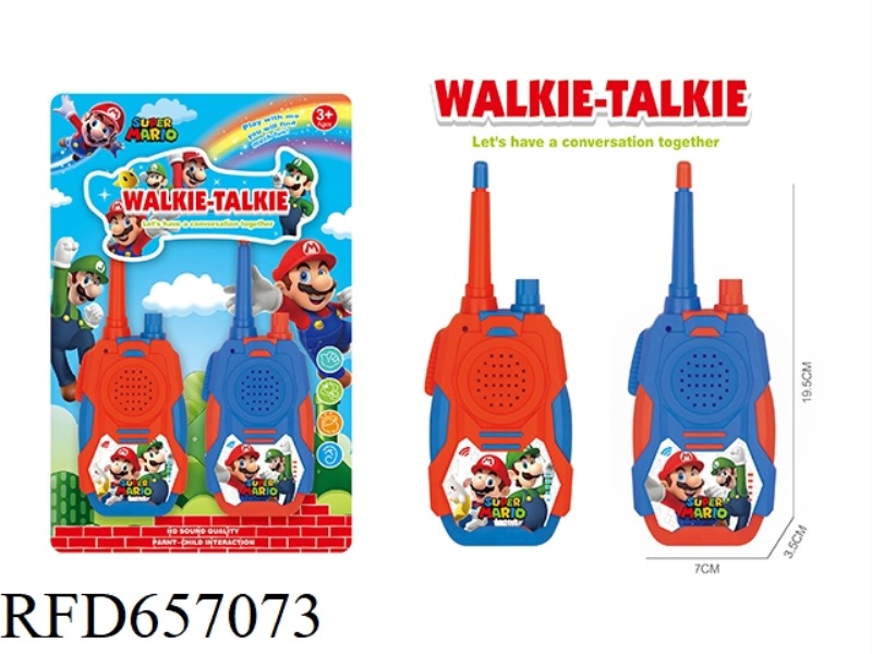 SUPER MARIO WALKIE-TALKIE