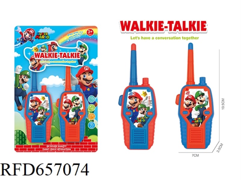 SUPER MARIO WALKIE-TALKIE