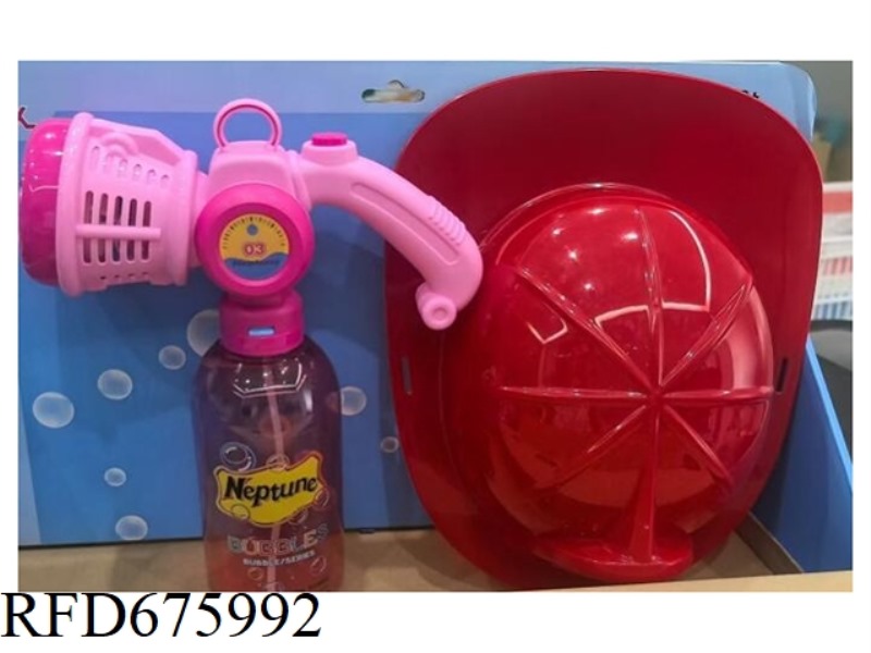 Electric Fire bottle bubbble with fire hat(1*120ml)