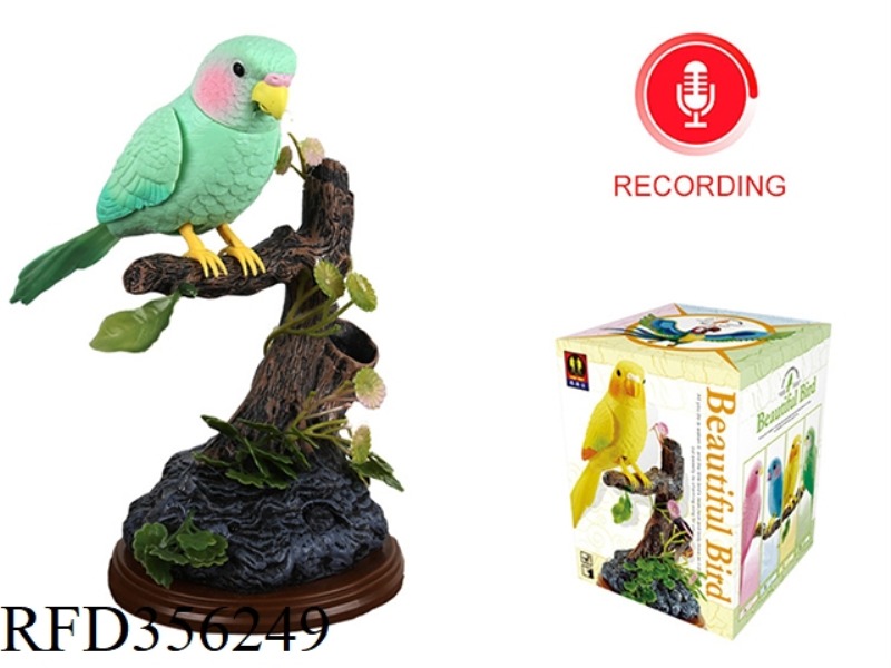 SIMULATION RECORDING CARTOON BIRD BODY (GREEN)