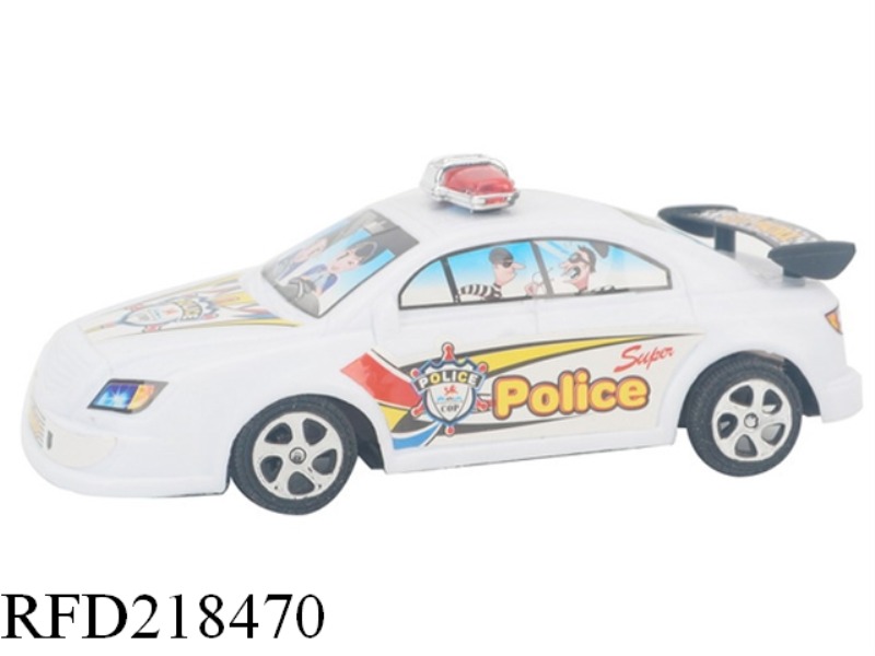 FRICTION SIMULATION CARTOOB POLICE CAR