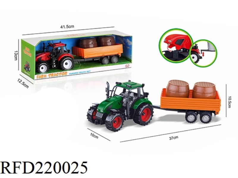 INERTIA FARMER CAR WOODEN BARREL