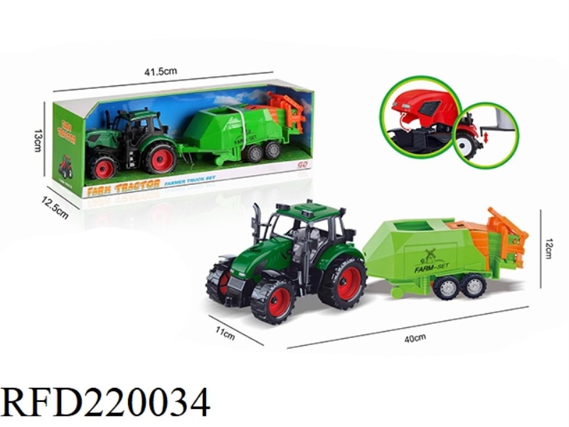INERTIA FARMER TRUCK STRAW BALER