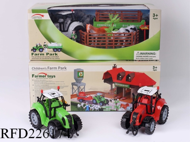 FRICTION FARMER CAR SET