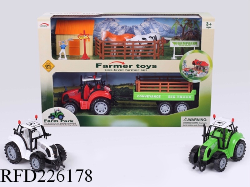 FRICTION FARMER CAR SET