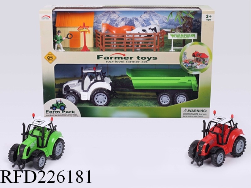 FRICTION FARMER CAR SET