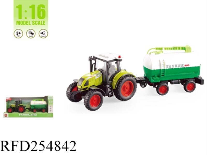 1:16 FRICTION FARMER TRAILER WITH LIGHT AND MUSIC