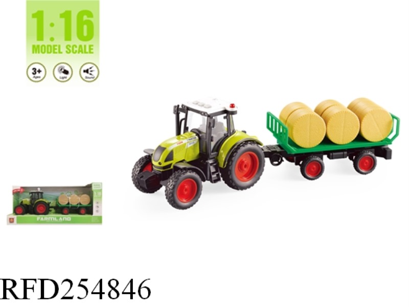1:16 FRICTION FARMER TRAILER WITH LIGHT AND MUSIC