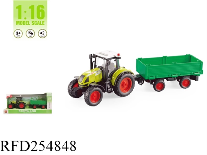 1:16 FRICTION FARMER TRAILER WITH LIGHT AND MUSIC
