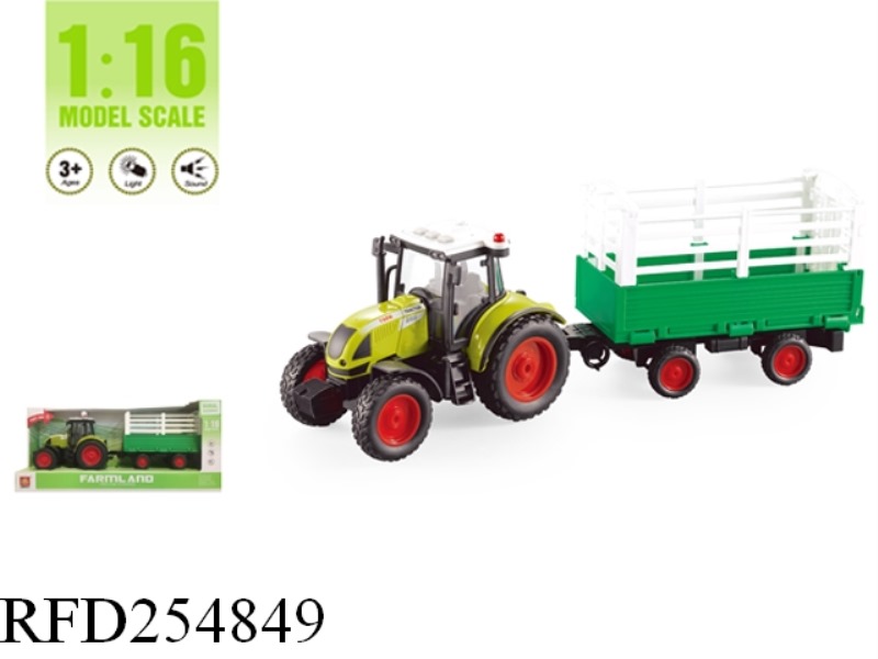 1:16 FRICTION FARMER TRAILER WITH LIGHT AND MUSIC