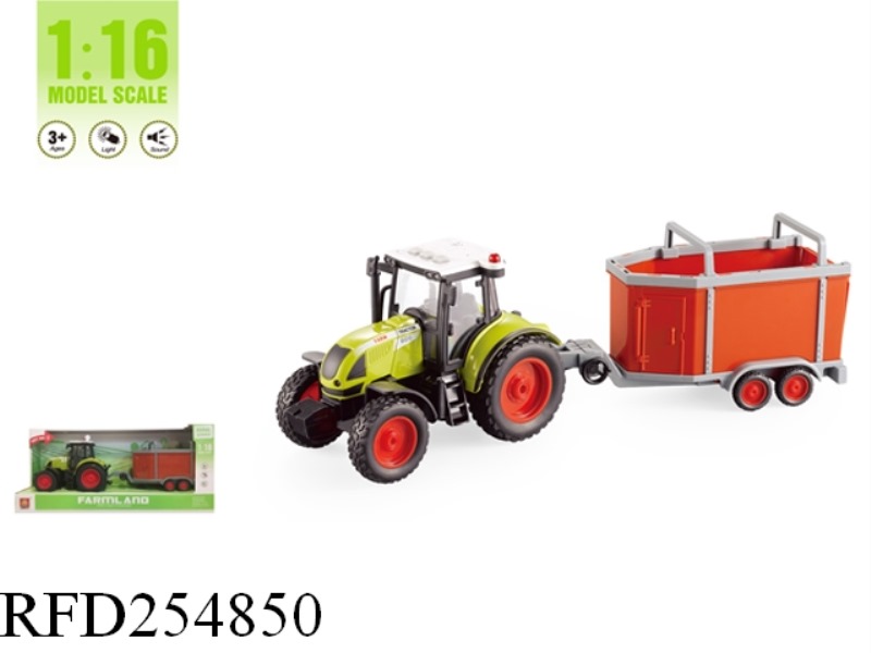 1:16 FRICTION FARMER TRAILER WITH LIGHT AND MUSIC