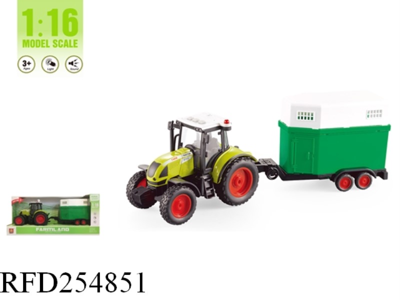 1:16 FRICTION FARMER TRAILER WITH LIGHT AND MUSIC