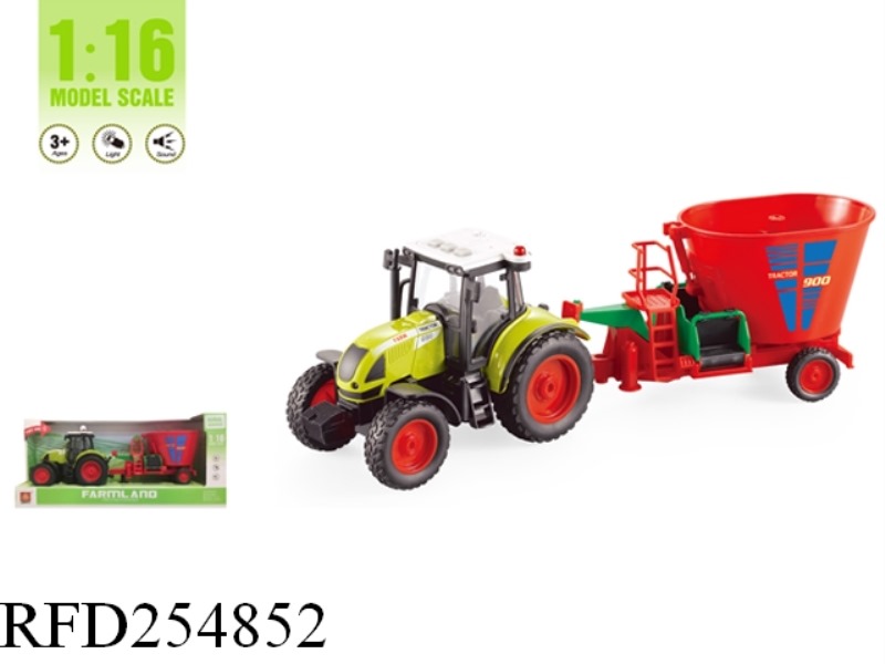 1:16 FRICTION FARMER TRAILER WITH LIGHT AND MUSIC