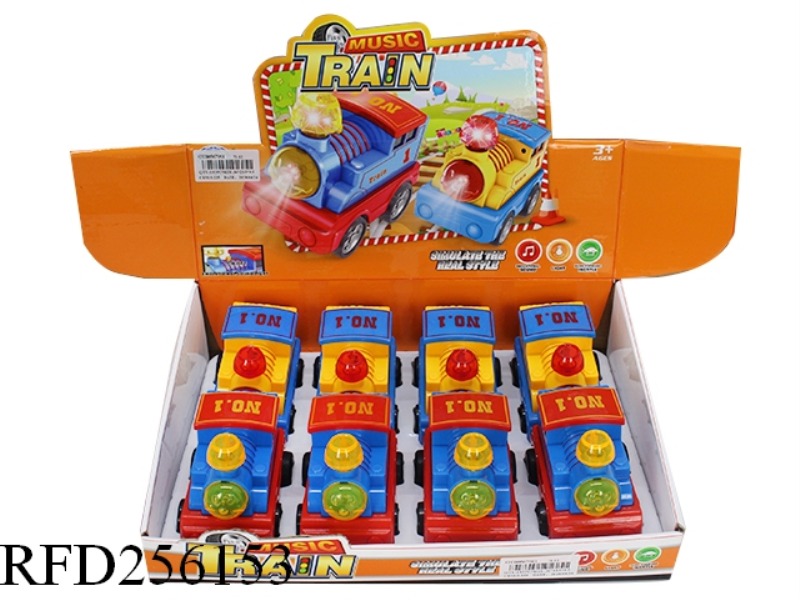 FRICTION CAR WITH LIGHT AND MUSIC 8PCS(INCLUDE BATTERY)