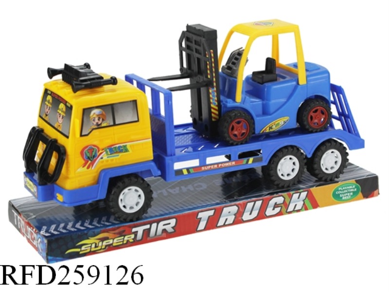 FRICTION SHOP TRUCK WITH SLIDE FORKLIFT