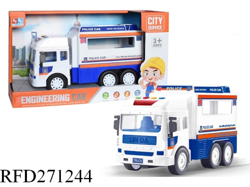 LIGHTING MUSIC FRICTION CITY SERVICE VEHICLE-POLICE CAR