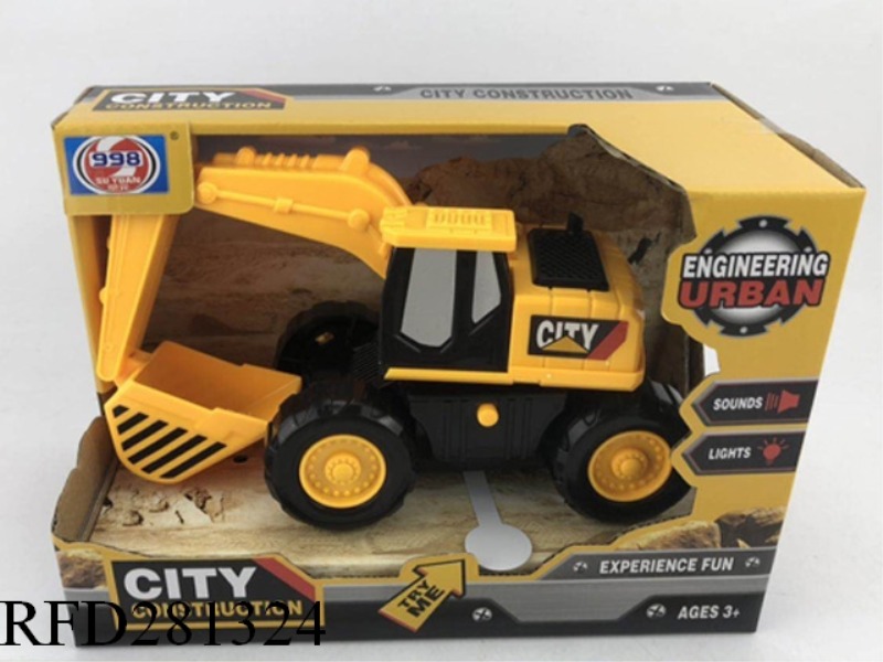 FRICTION SHOP TRUCK WITH 3D LIGHT AND MUSIC