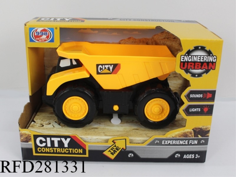FRICTION SHOP TRUCK WITH 3D LIGHT AND MUSIC