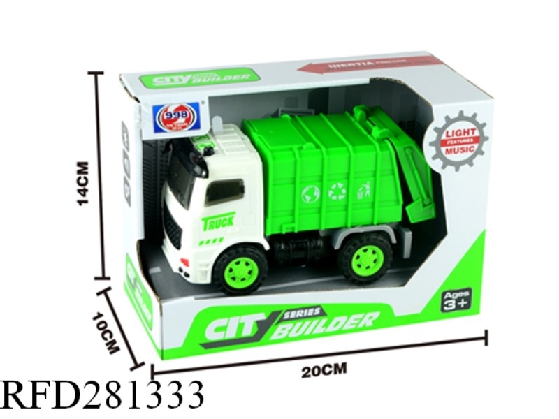 FRICTION SHOP TRUCK WITH 3D LIGHT AND MUSIC