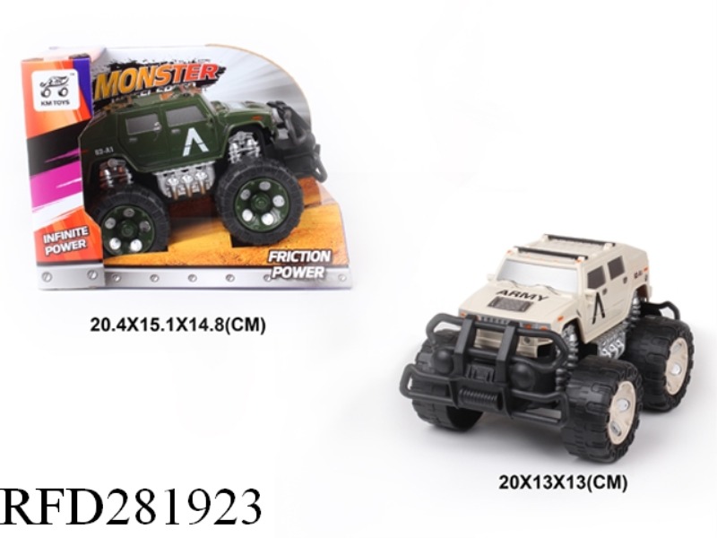 1:28 INERTIAL HUMMER SIMULATION PLUS REAR COVER SUV