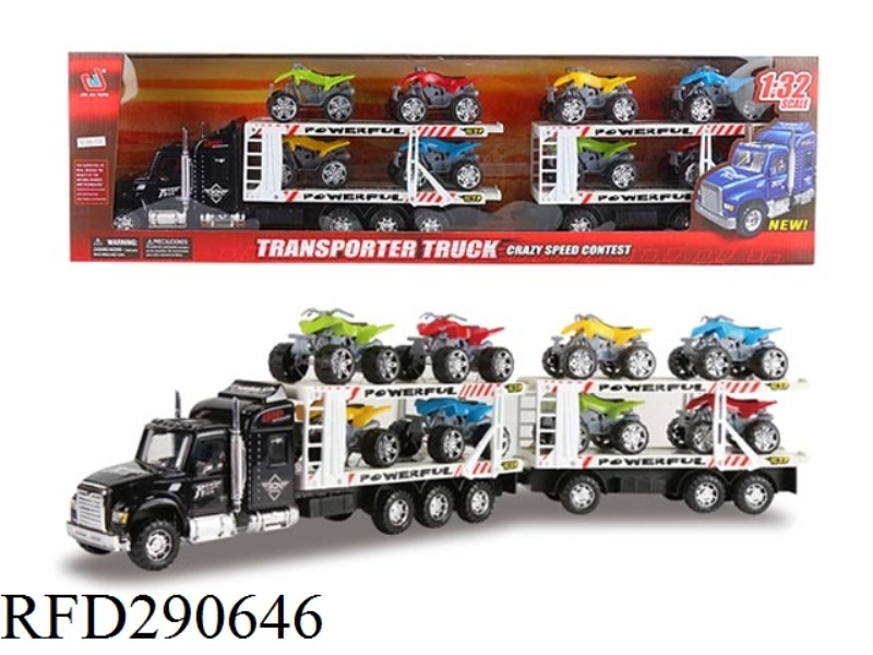 INERTIAL DOUBLE-DECKER TOW TRUCK 2 KNOTS (8 BEACH BIKES INCLUDED)