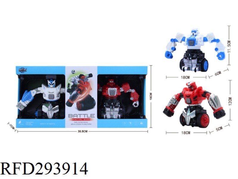 FRICTION COMNAT ROBOTS WITH MUSIC(2PCS)